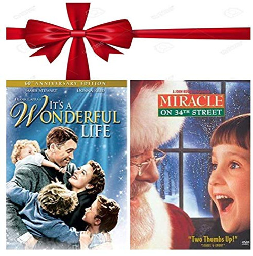 Holiday Movies on DVD - It's a Wonderful Life & Miracle on 34th Street 1994 - Double Feature Holiday Movies on DVD - It's a Wonderful Life & Miracle on 34th Street 1994 - Double Feature