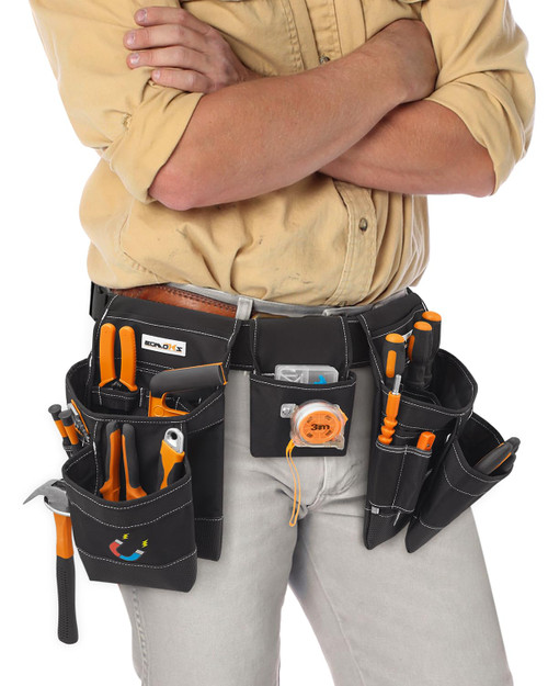 Gifts for Dad,Tool Belts with Magnetic and Quick Release Buckle,Heavy Duty Detachable & Adjustable Utility Belt,Work Apron for Men and Women,for Electrician,Carpenter,Construction Tool Bag