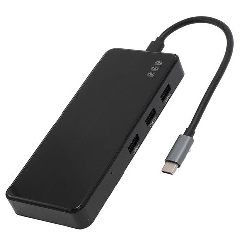 8 in 1 USB C Hub with 4K HDMI, 100W PD, USB C Port, USB 3.0, RJ45, SD TF Card Reader, Docking Station for MacBook and Other Type C Laptops