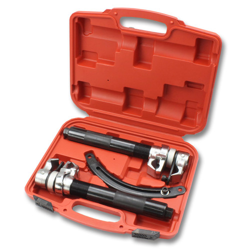 Heavy Duty Coil Spring Compressor Tool - 2200lb Capacity for MacPherson Struts - With Safety Locking Brackets