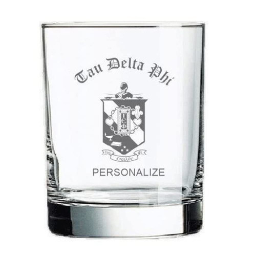 Greekgear Tau Epsilon Phi Old Style Glass Transparent Greekgear Tau Epsilon Phi Old Style Glass Transparent