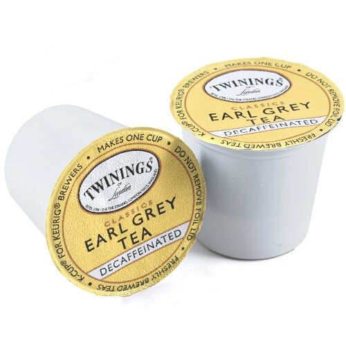 Twinings Decaf Earl Grey Tea Keurig K-Cups, 48 Count