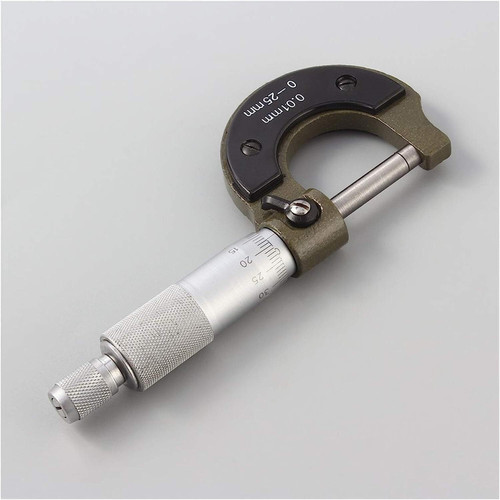 Micrometer Gauging Tools? 0-25mm 0.01mm Gauge Outside Metric Tool with Metal for Machinist Caliper Tool Digital