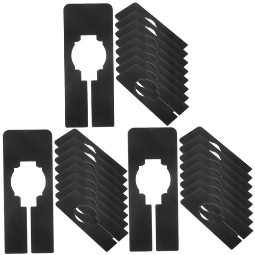 MAGICLULU 120 Pcs Baby Wardrobe Divider Dividers Hangers Clothes Hanger Size Divider for Clothes Hanger Separators Closet Separators for Clothes Closet Supplies Tool Plastic Small