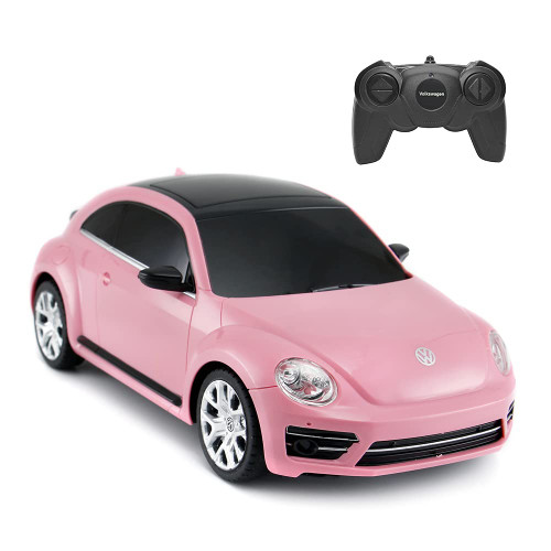 RASTAR Volkswagen Beetle RC 1:24 Scale Kids RC Racing Car Pink Toy Car for Kids Girls Toddlers RASTAR Volkswagen Beetle RC 1:24 Scale Kids RC Racing Car Pink Toy Car for Kids Girls Toddlers