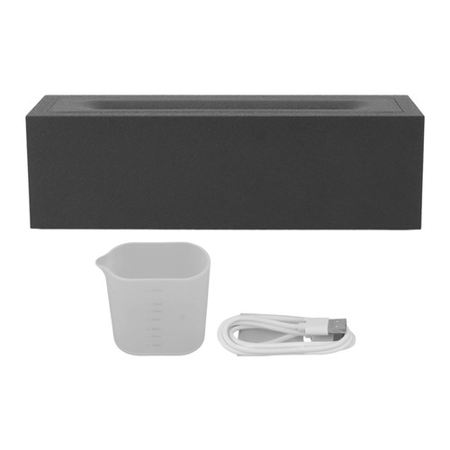 UPQRSG Flame Diffuser for Essential Oils, 2 Colors Changing Oil Diffuser, Aromatherapy Fragrant Oil Vaporizer Humidifier, Quiet Aroma Essential Oils Aromatherapy Diffusers for Home(Black)