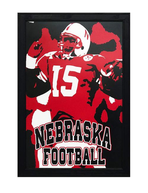 Nebraska Husker Football Fan Poster (Tommie Frazier Poster)