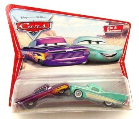 Mattel Disney Pixar Cars - Original Desert Series - Purple Ramone and Flo