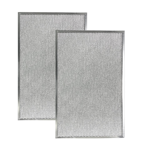 (2 Pack) Air Filter Factory 12 X 20 X 3/8 Inches Aluminum Mesh Grease Range Hood Filters