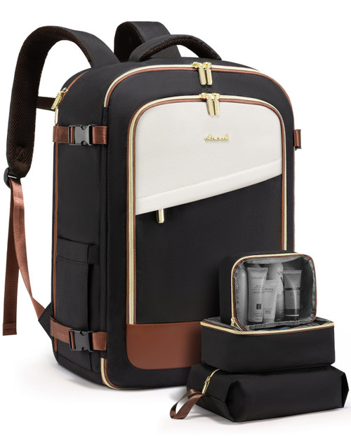 LOVEVOOK Travel Backpack for Women, 40L Carry On Backpack Flight Approved, Large Personal Item Bag Fits 17 inch Laptop, TSA Approved Luggage with 3 Packing Cubes,Waterproof Weekender Gym Backpack LOVEVOOK Travel Backpack for Women, 40L Carry On Backpack Flight Approved, Large Personal Item Bag Fits 17 inch Laptop, TSA Approved Luggage with 3 Packing Cubes,Waterproof Weekender Gym Backpack
