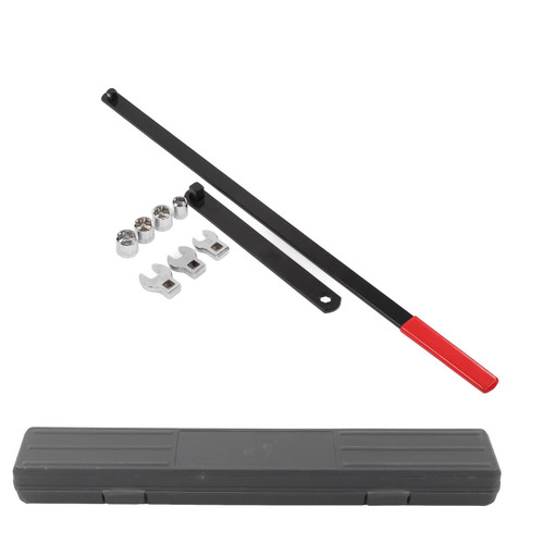 Serpentine Belt Tool Set, Ratcheting Serpentine Belt Tensioner Tool Set Drive Handle Socket Wrench Universal Auto Repair Tools (10Pcs/Set)