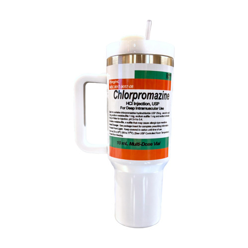 PinkCloverUSA Medication 40oz Tumbler, Custom Nurses Week Gift, Pharmacist Gift, Nurse Tumbler, Doctor Gift, CRNA Anesthesiologist Gift, Med Student Gift, Psych Nurse Gift or Preceptor Gift