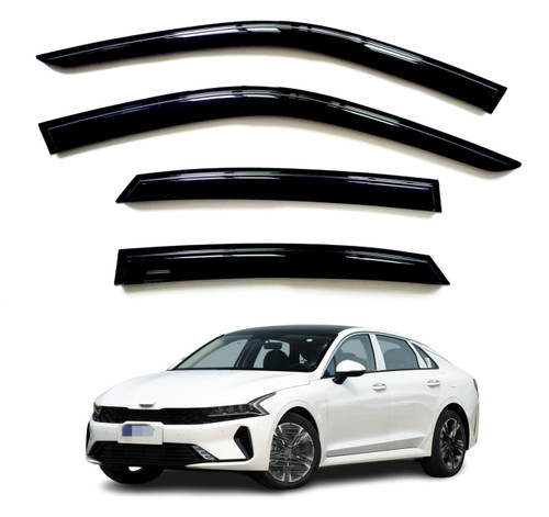 Pezmenn 4Pcs Window Visor Deflectors Rain Guards Compatible with Kia K5 / Optima 2021-2024