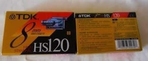TDK 8mm HS120 Video Cassette - 4 pack of 120 Minute Tapes