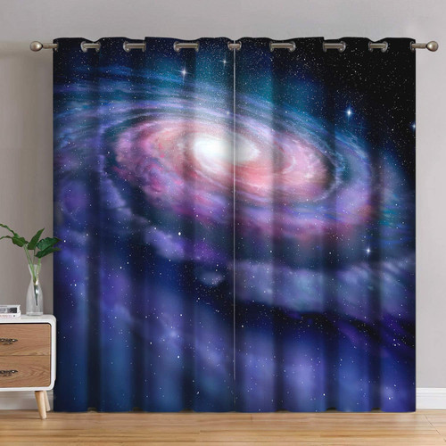Jekeno Galaxy Blackout Curtains Outer Space Starry Sky Universe Print Grommet Window Drapes Galaxy Decor for Kids Bedroom Living Room 2 Panel Set, 42"x63" Jekeno Galaxy Blackout Curtains Outer Space Starry Sky Universe Print Grommet Window Drapes Galaxy Decor for Kids Bedroom Living Room 2 Panel Set, 42"x63"