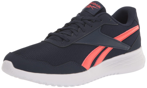 Reebok Men's Energen Lite Running Shoe, Vector Navy/Semi Orange Flare/White, 8