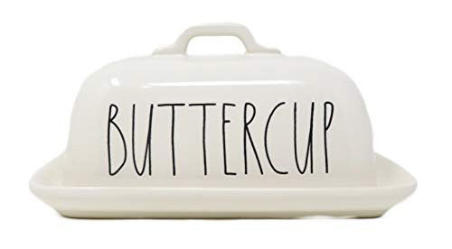 Rae Dunn By Magenta BUTTERCUP Ceramic LL Butter Dish
