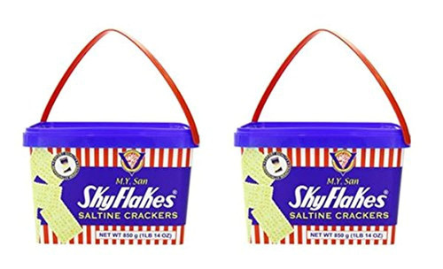M.Y. San Sky Flakes Crackers, 30 Ounce (Pack of 2) M.Y. San Sky Flakes Crackers, 30 Ounce (Pack of 2)