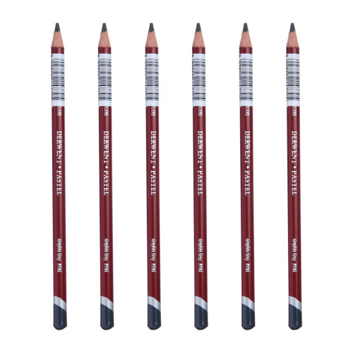Derwent 2300299 Colored Pencils, Pastel Pencils, Graphite Gray, P700, Case of 6 Derwent 2300299 Colored Pencils, Pastel Pencils, Graphite Gray, P700, Case of 6