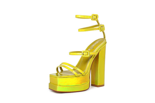 vivianly Square Toe Platform Heels Sandals Ankle Strap Block Chunky Heel Dress Party High Heeled Wedges Pumps Shoes Size 10 Yellow vivianly Square Toe Platform Heels Sandals Ankle Strap Block Chunky Heel Dress Party High Heeled Wedges Pumps Shoes Size 10 Yellow