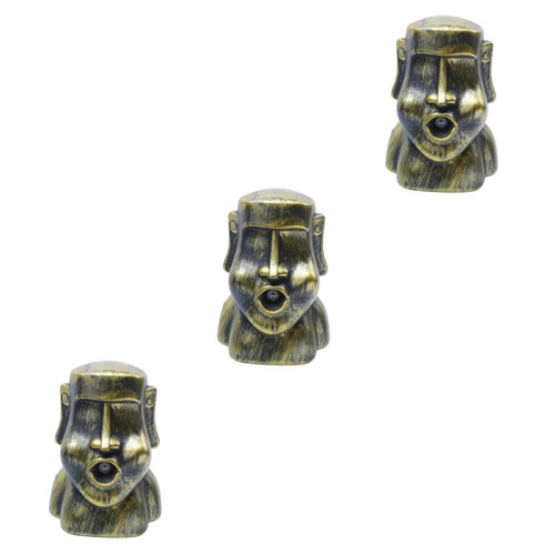 3pcs Moai humidifier Diffuser air humidifier Moai-Shaped humidifier Essential Oils diffusers for Home Essential Oil Diffuser Air Dampener Aroma Humidifier Fragrance Statue abs