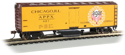 Track Cleaning Reefer Car AGAR Packing Company - HO Scale