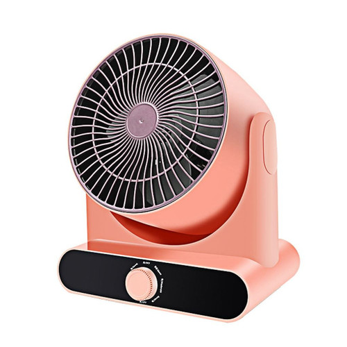 Personal Desk Fan Fan Portable Small Personal Desk Fan Small Oscillating Desktop Air Circulate Fan with 3 Speed Quiet Fan for Home Office Travel (Color : Pink)