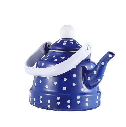 Teapot for Stovetop Whistling Teakettle Ancient Bell Pot Enamel Camping Teapot Tea Kettle Camping Stoves Tea Kettl Tea Pot Tea Kettle Stovetop
