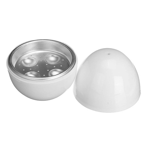 RFME Microwave Egg Cooker 4-Eggs Cooking Boiler Steamer Kitchen Cooking Tool Quick Breakfast