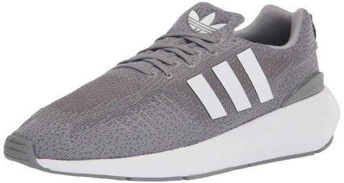 adidas Men's Swift Run 22 Sneaker, Grey/White/Grey, 10