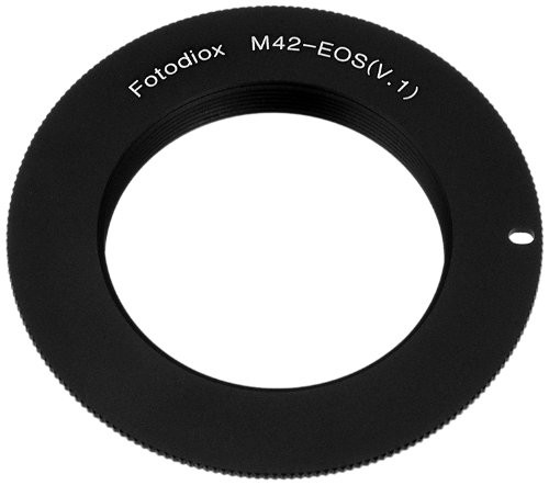 Fotodiox Lens Mount Adapter - M42 Type 1 Screw Mount SLR Lens to Canon EOS (EF, EF-S) Mount SLR Camera Body