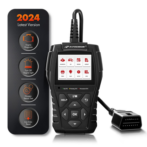 A-Premium AD200 Professional OBD2 Scanner Car Diagnostic Tool, OBDII EOBD Code Reader, Enhanced Check Car Engine Light Diagnostic Scan Tool, Upgraded Fault Code Scanner for All Vehicles from 1996
