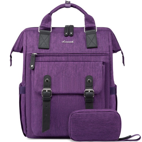 LOVEVOOK Laptop Backpack for Women Work Travel Backpack, Teacher Doctor Nurse Bags College Backpack Purse, Business Commuter Computer Laptop Bag, 17 Inch, Dark Purple-black LOVEVOOK Laptop Backpack for Women Work Travel Backpack, Teacher Doctor Nurse Bags College Backpack Purse, Business Commuter Computer Laptop Bag, 17 Inch, Dark Purple-black