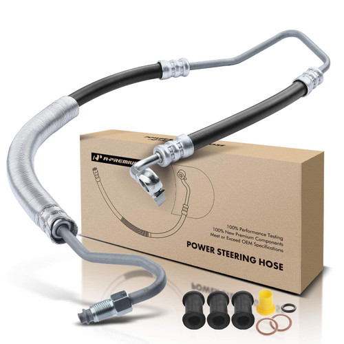 A-Premium Power Steering Pressure Hose Line Assembly Compatible with Toyota Sienna 2003 2004 2005 2006 3.0L 3.3L Replace# 4441008052