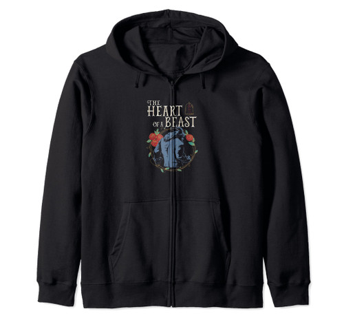 Disney Beauty & The Beast The Heart Of A Beast Transparent Zip Hoodie