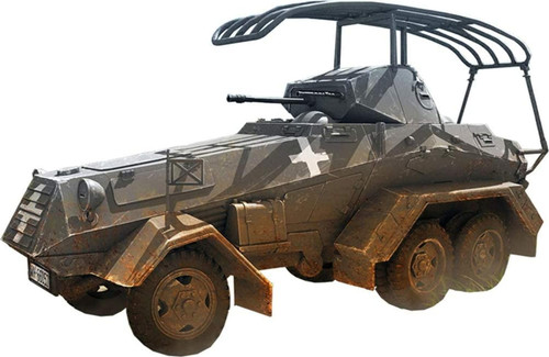 FTF 1/72 Germany Sd.kfz.232 (6-Rad) Heavy Radio Armored Car Plastic Model PF72068