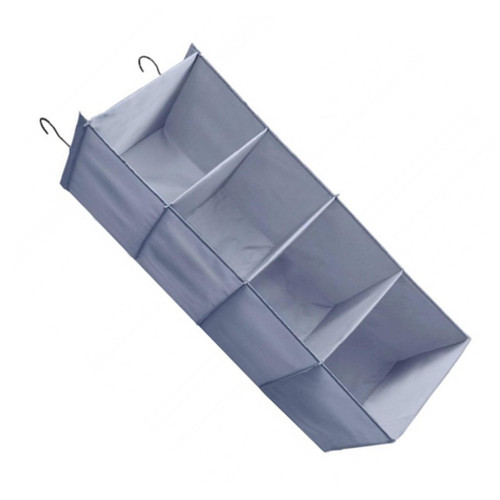 Holibanna 2pcs Collapsible Closet Organizer Hanging Closet Storage Bag Closet Organizers Portable Closets for Hanging Clothes Folding Hanging Rack Hang Clothes Polyester Wardrobe