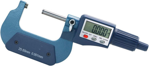 Outside Micrometer,Thickness Gauge,25-50mm Digital Micrometer 0.001mm Digital Micrometer Accurate Measuring Tools Micrometer Micrometer Digital Micrometer (Specification : 25 50mm) (Size : 25 50mm) (