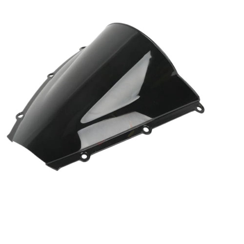 Wind Deflector Windshield for F5 CBR600RR 2004-2005 04 05 Black Motorcycle ABS Windscreen Windshield Double Bubble Wind Glass Deflector Motorcycle Windshield