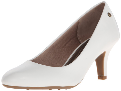 LifeStride Womens Parigi Pumps White 6.5 M