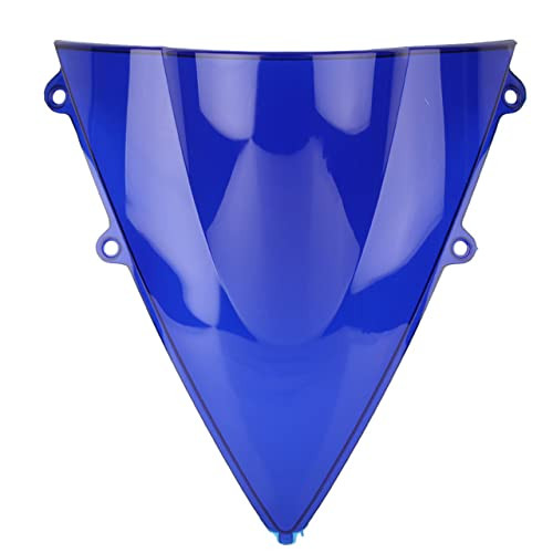 Wind Deflector Windshield CBR1000RR 2012-2016 Motorcycle Windshield Windscreen for CBR 1000RR 2012 2013 2014 2015 2016 Double Bubble Motorcycle Windshield (Color : Blue)