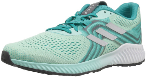 adidas Women's Aerobounce 2 Running Shoe, hi-res Aqua/Silver Metallic/Clear Mint, 6 M US