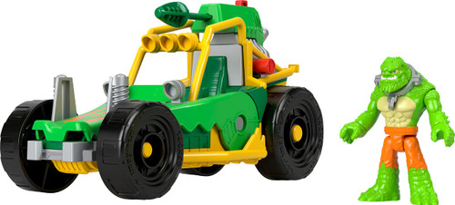 Fisher-Price Imaginext DC Super Friends Killer Croc Figure & Buggy Toy Car with Projectile Launcher for Preschool Pretend Play Ages 3+ Years