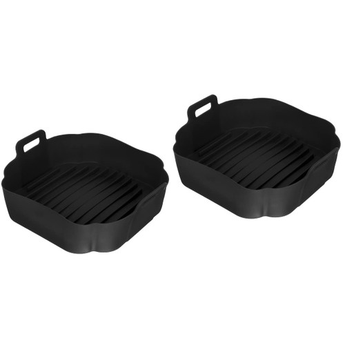 UPKOCH 2pcs air fryer paper liner silicone air fryer air fryer accessories baking dishes for oven baking pans for oven air fryer tray air fryer liner paper pot basket round