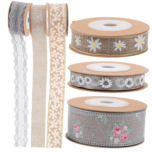 Tofficu 6 Rolls Box Floral Ribbon Gift Party Packing Ribbon Craft Ribbon Festival Packing Strap Packing Ribbon for Present Bowknot Ribbon Bow Ribbon Polyester Daisy Tofficu 6 Rolls Box Floral Ribbon Gift Party Packing Ribbon Craft Ribbon Festival Packing Strap Packing Ribbon for Present Bowknot Ribbon Bow Ribbon Polyester Daisy