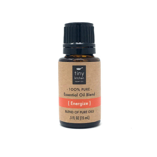 Energize - Aromatherapy Blend of Pure Undiluted Essential Oils (15 mL / .5 fl oz)