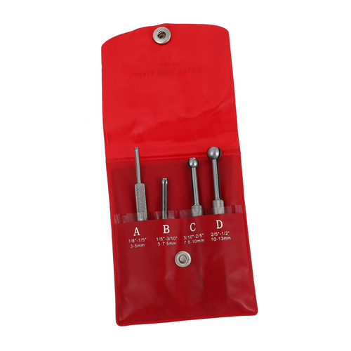 KICHOUSE 4pcs Set Telescoping Gauge T- Bore Hole Gauge Minimeter Measurement Tool T- Bore Measuring Tool Precision Gage Kit T-bore Gauges Stainless Steel Telescopic Arm Retractable