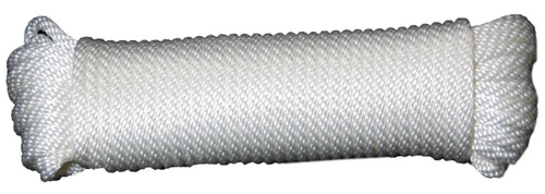 T.W Evans Cordage 44-125 3/8-Inch Solid Braid Nylon Rope 50-Feet Hank