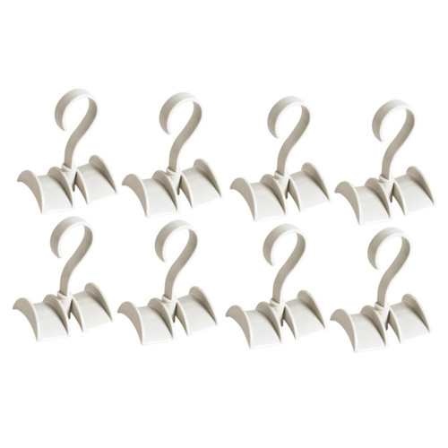 PRETYZOOM 8pcs 360 Wardrobe Hook Rotary Storage Rack Tie Hanging Rack Bag Hanger Purse Hanger 360 Degree Rotating Hanger Handbag Storage Rack to Rotate Rotatable Plastic Wallet