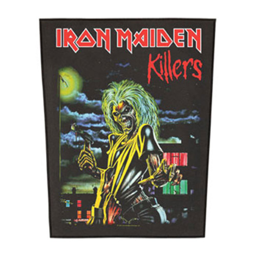 XLG Iron Maiden Killers Back Patch Album Art Rock Music Jacket Sew On Applique